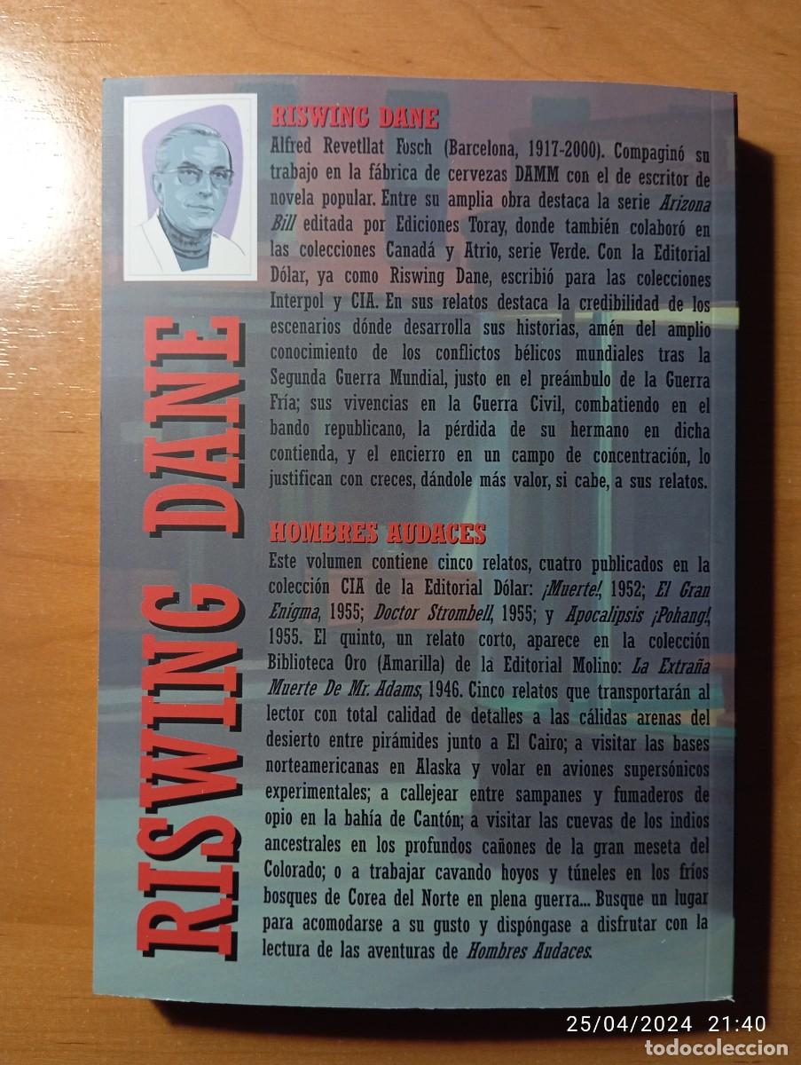 Libros: HOMBRES AUDACES - RISWING DANE - ACHAB 2024 - 1&ordf; EDICI&Oacute;N - NUEVO - Foto 2