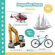 Libros: PEQUE&Ntilde;OS PASOS - VEH&Iacute;CULOS. LIBRO SONORO. CON SOLAPAS. - Foto 1