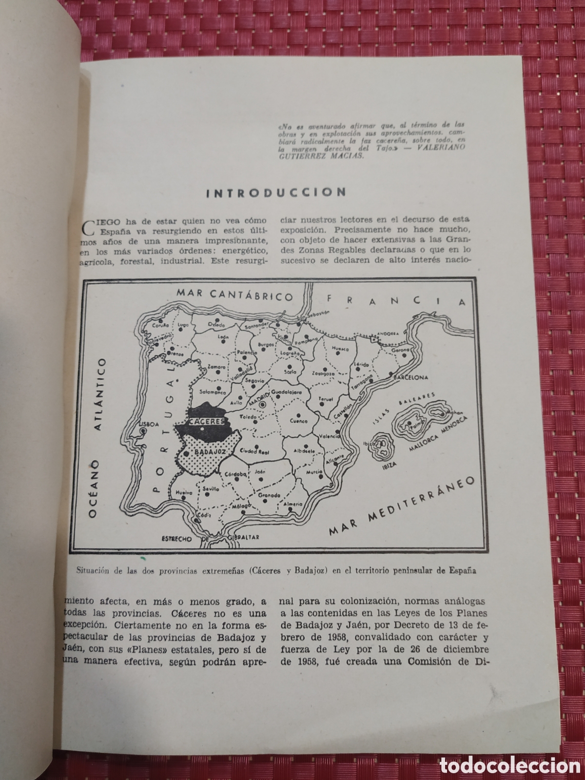 Libros: LA OBRA COLONIZADORA DE C&Aacute;CERES. IGNACIO PUIG - Foto 3