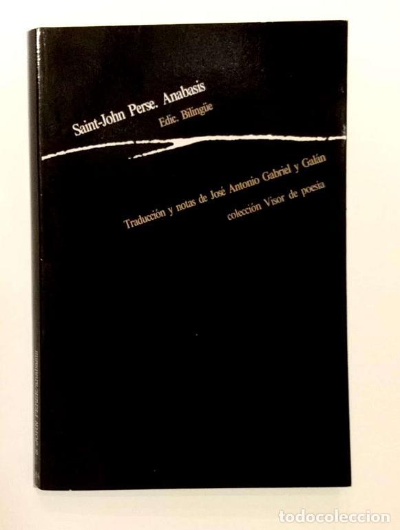 Libros: PERSE, Saint-John. - Anabasis. - Foto 1