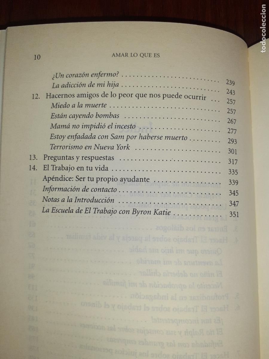 Libros: AMAR LO QUE ES � NUEVA ESPIRITUALIDAD - BYRON KATIE - Foto 4