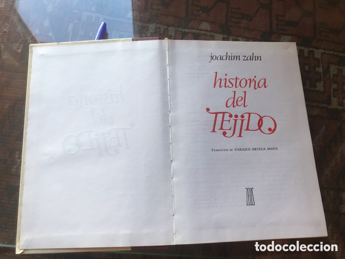 Libros: Historia del tejido. Joachim Zahn. Zeus - Foto 1