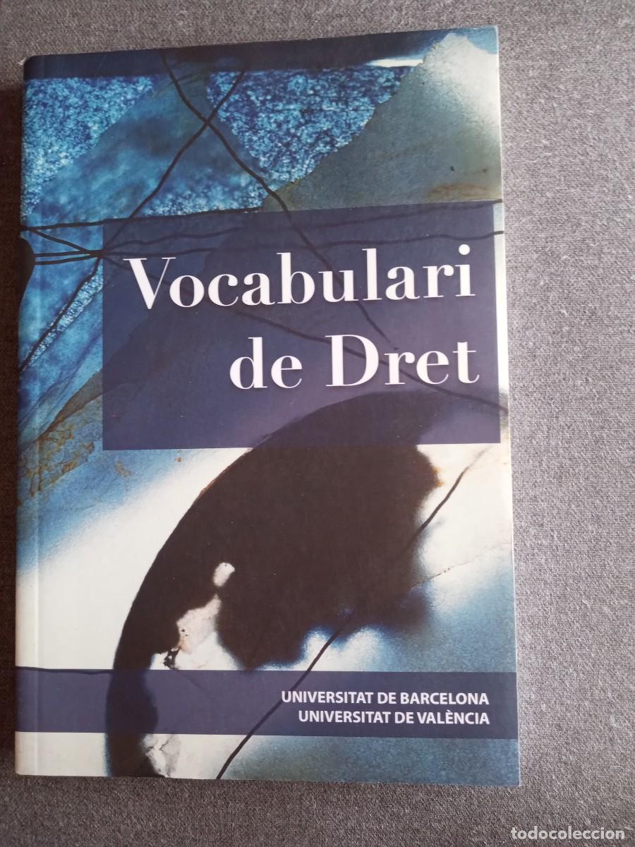 Libros: VOCABULARI DE DRET, Universitat de Barcelona - Foto 1