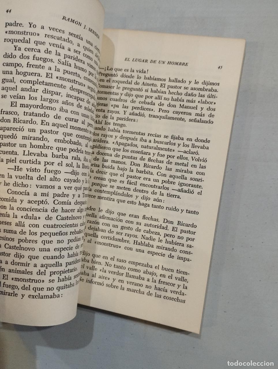 Libros: Ram&oacute;n J. Sender - El lugar de un hombre - Foto 2