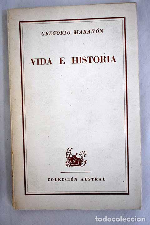 Libros: Vida e Historia: Mara&ntilde;&oacute;n, Gregorio.- Mara&ntilde;&oacute;n, Gregorio - Foto 1