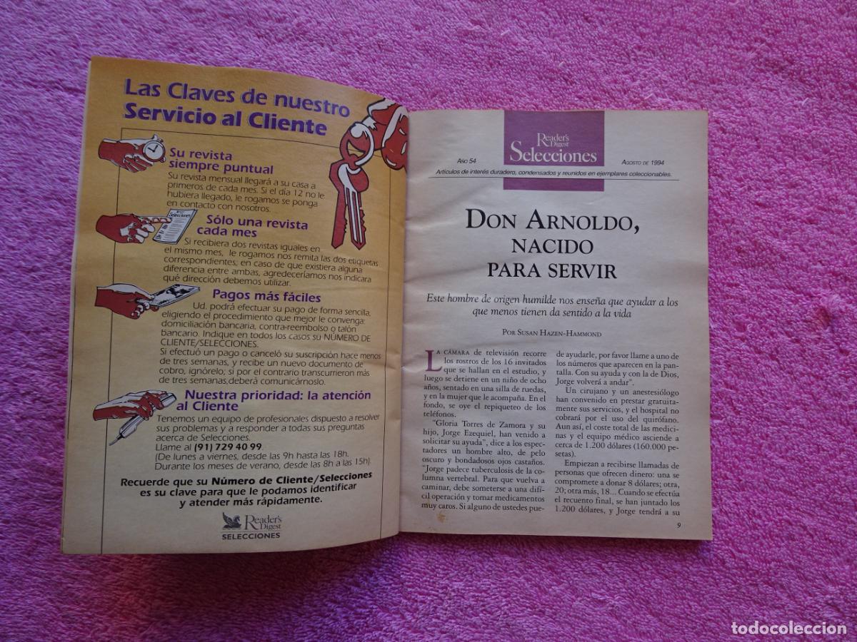 Libros: cuando obedecer una corazonada selecciones agosto 1994 readers digest - Foto 3