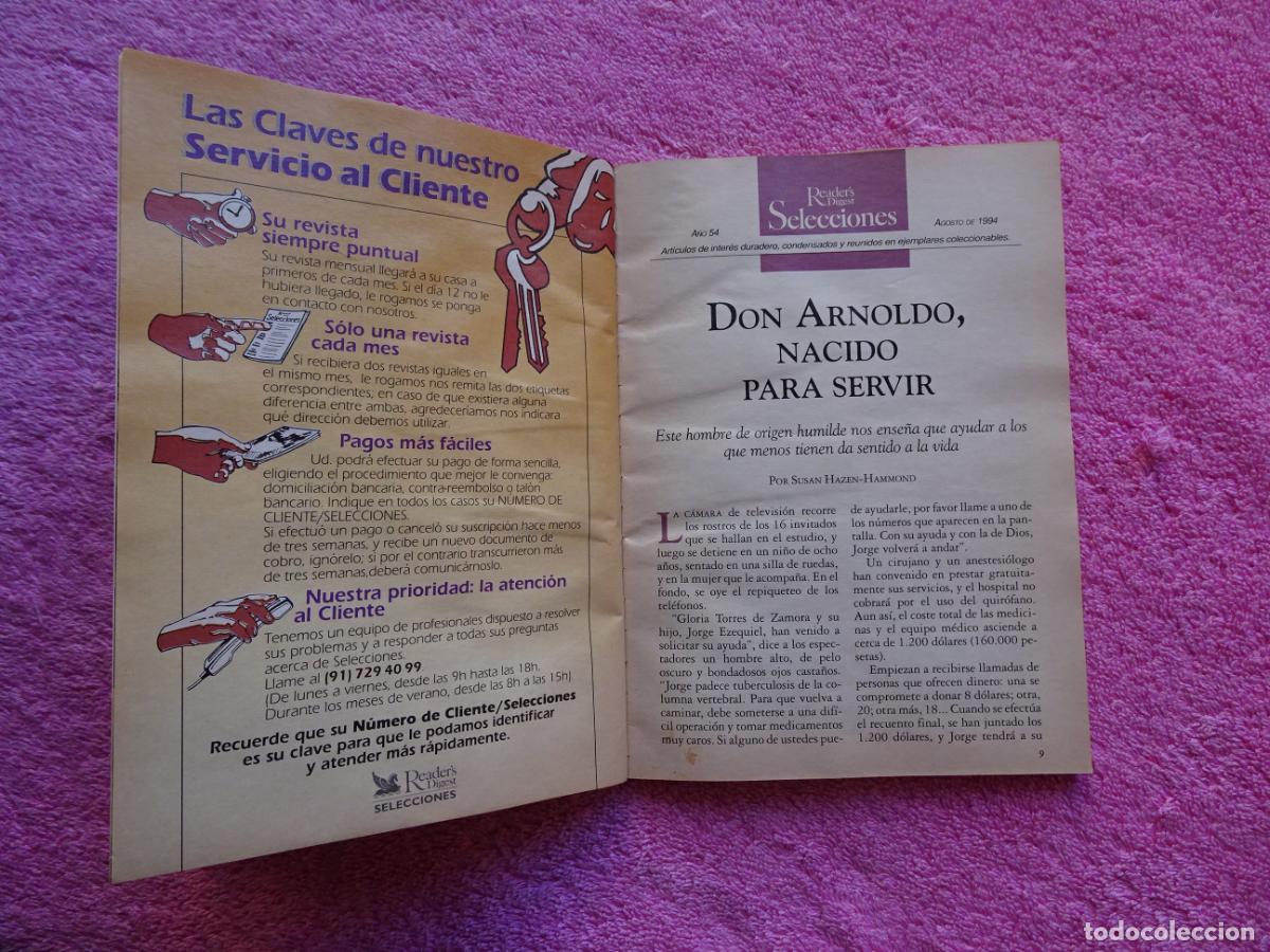 Libros: cuando obedecer una corazonada selecciones agosto 1994 readers digest - Foto 4