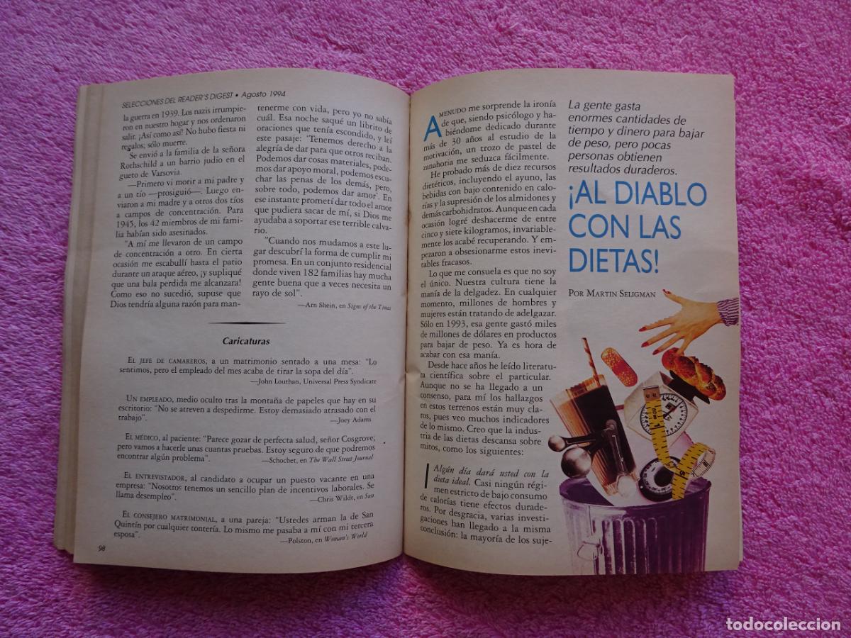Libros: cuando obedecer una corazonada selecciones agosto 1994 readers digest - Foto 8
