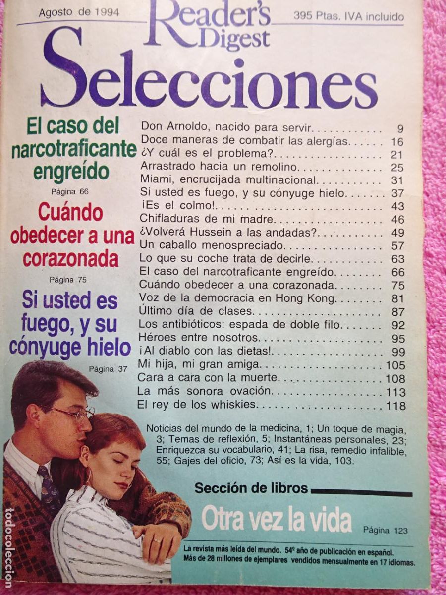 Libros: cuando obedecer una corazonada selecciones agosto 1994 readers digest - Foto 14