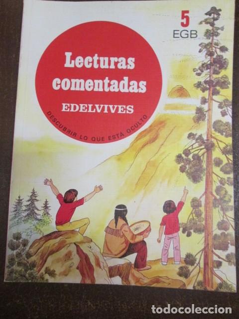 Libros: LECTURAS COMENTADAS , 5 EGB - VARIOS AUTORES - Foto 1