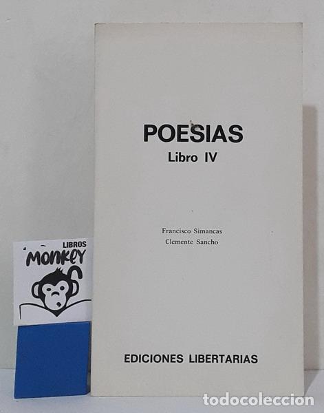 Libros: Poes&iacute;as. Libro IV - Francisco Simancas, Clemente Sancho - Foto 1