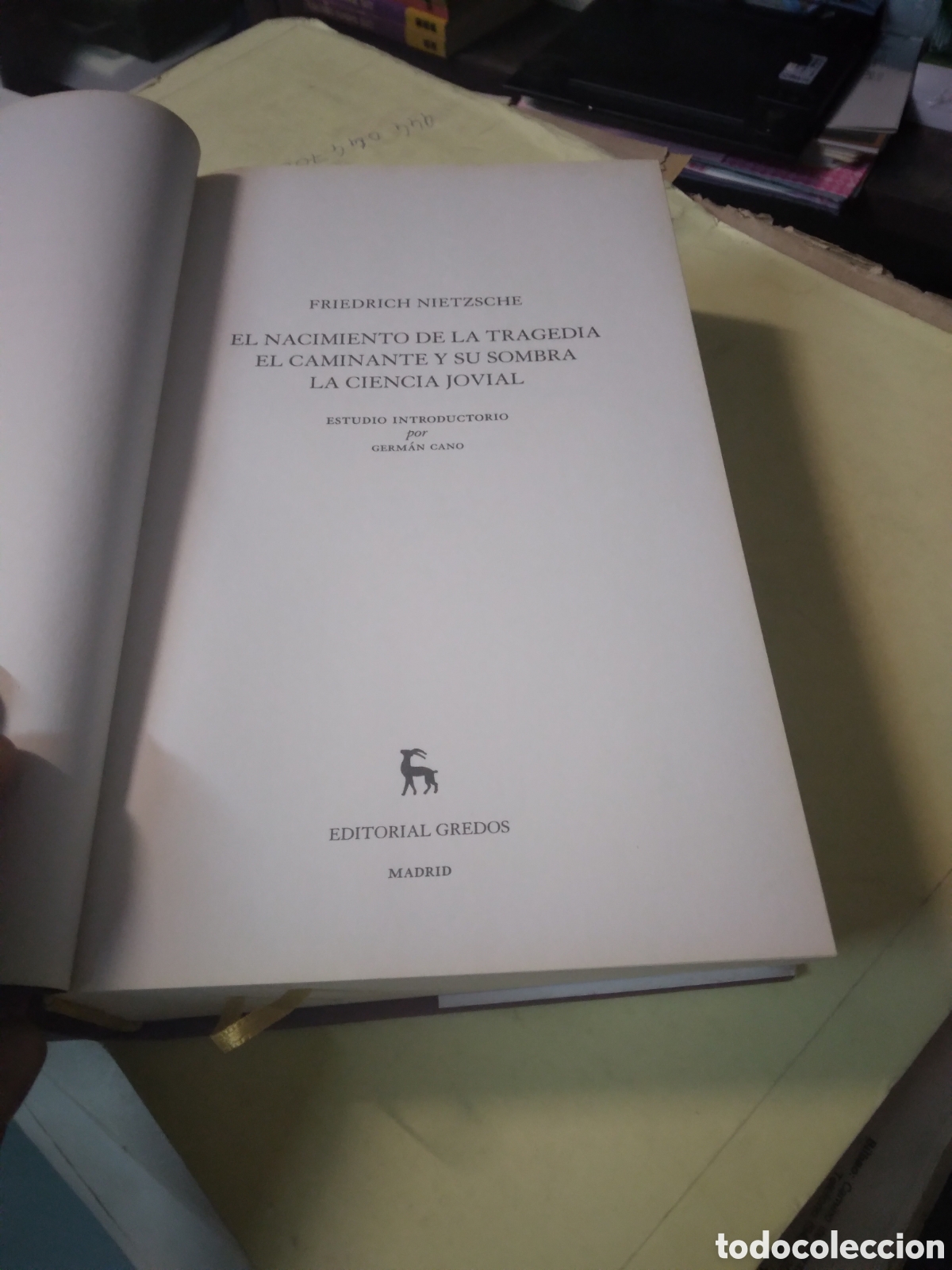 Libros: Nietzsche, tomo I, Gredos - Foto 3