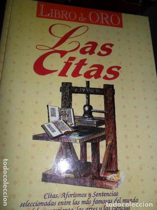 Libros: Libro de oro de las citas, ed. A&ntilde;il - Foto 1