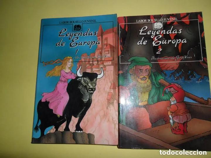 Libros: leyendas de Europa, 1 y 2, ed. Labor - Foto 3