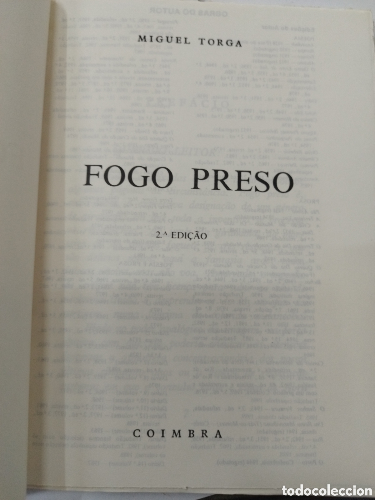 Libros: FOGO PRESO - TORGA,Miguel - Foto 4