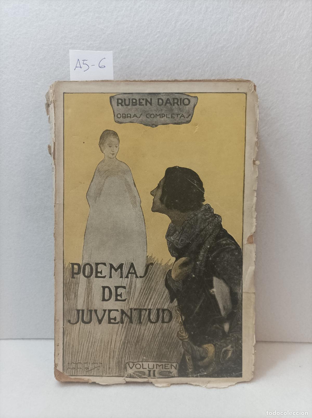 Libros: DAR&Iacute;O, Rub&eacute;n: - Poemas de juventud. - Foto 1