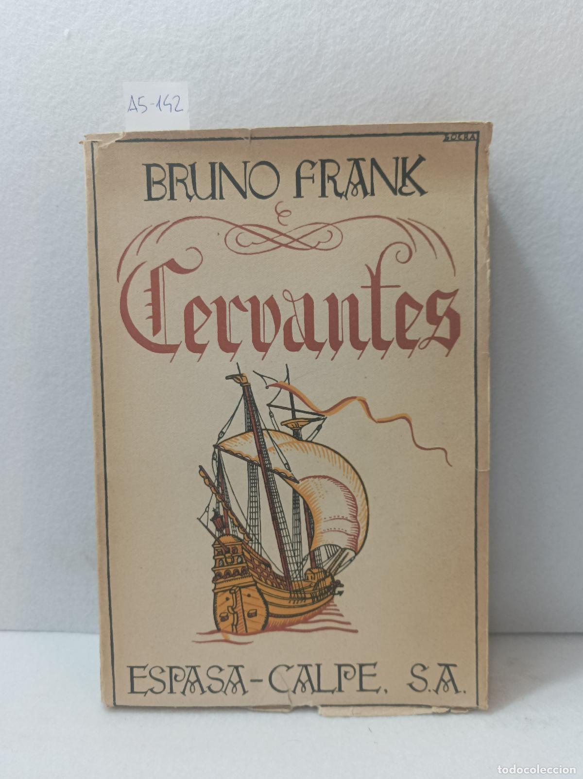 Libros: FRANK, Bruno: - Cervantes. - Foto 1