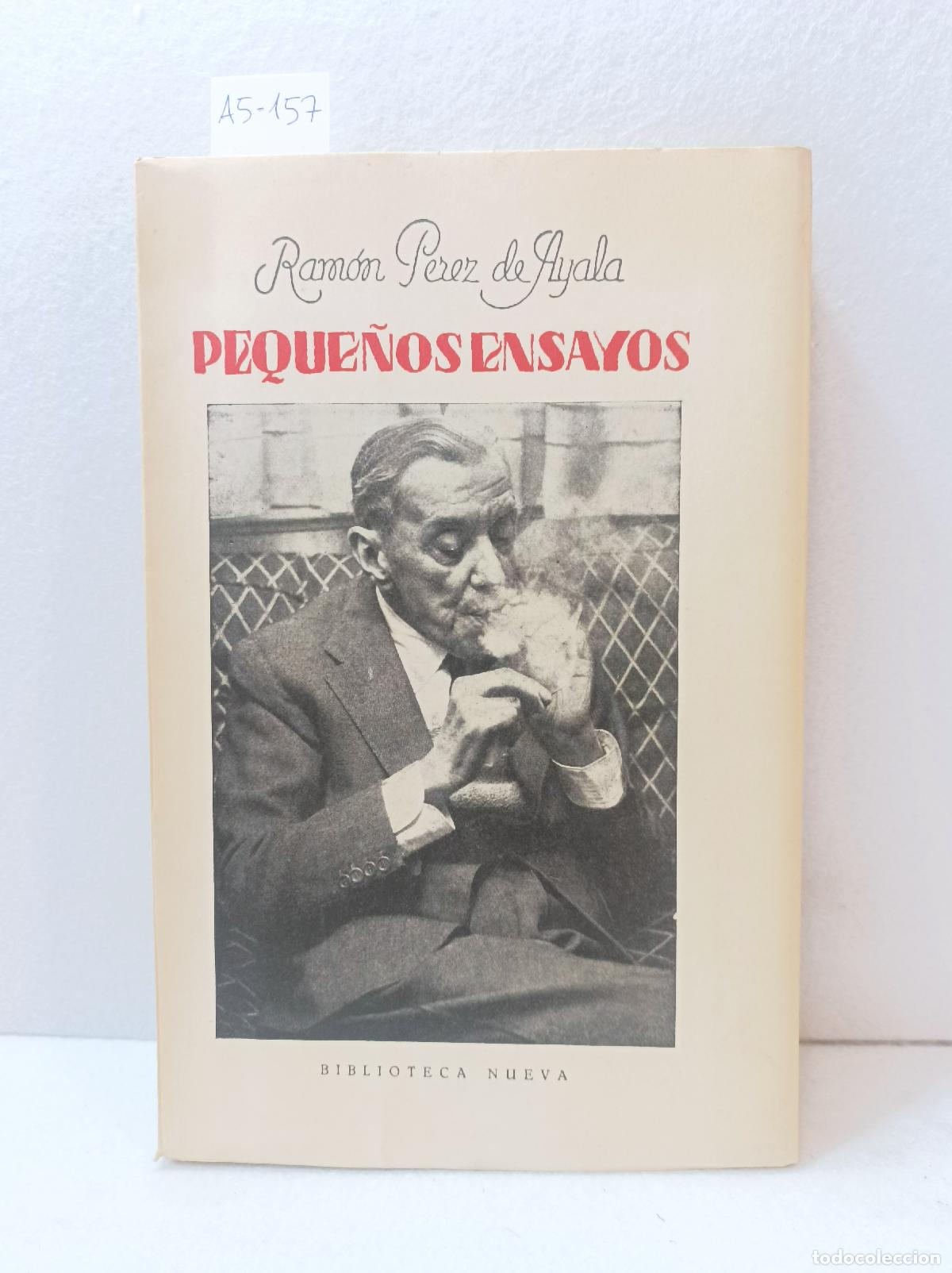 Libros: P&Eacute;REZ de AYALA, Ram&oacute;n: - Peque&ntilde;os ensayos. - Foto 1