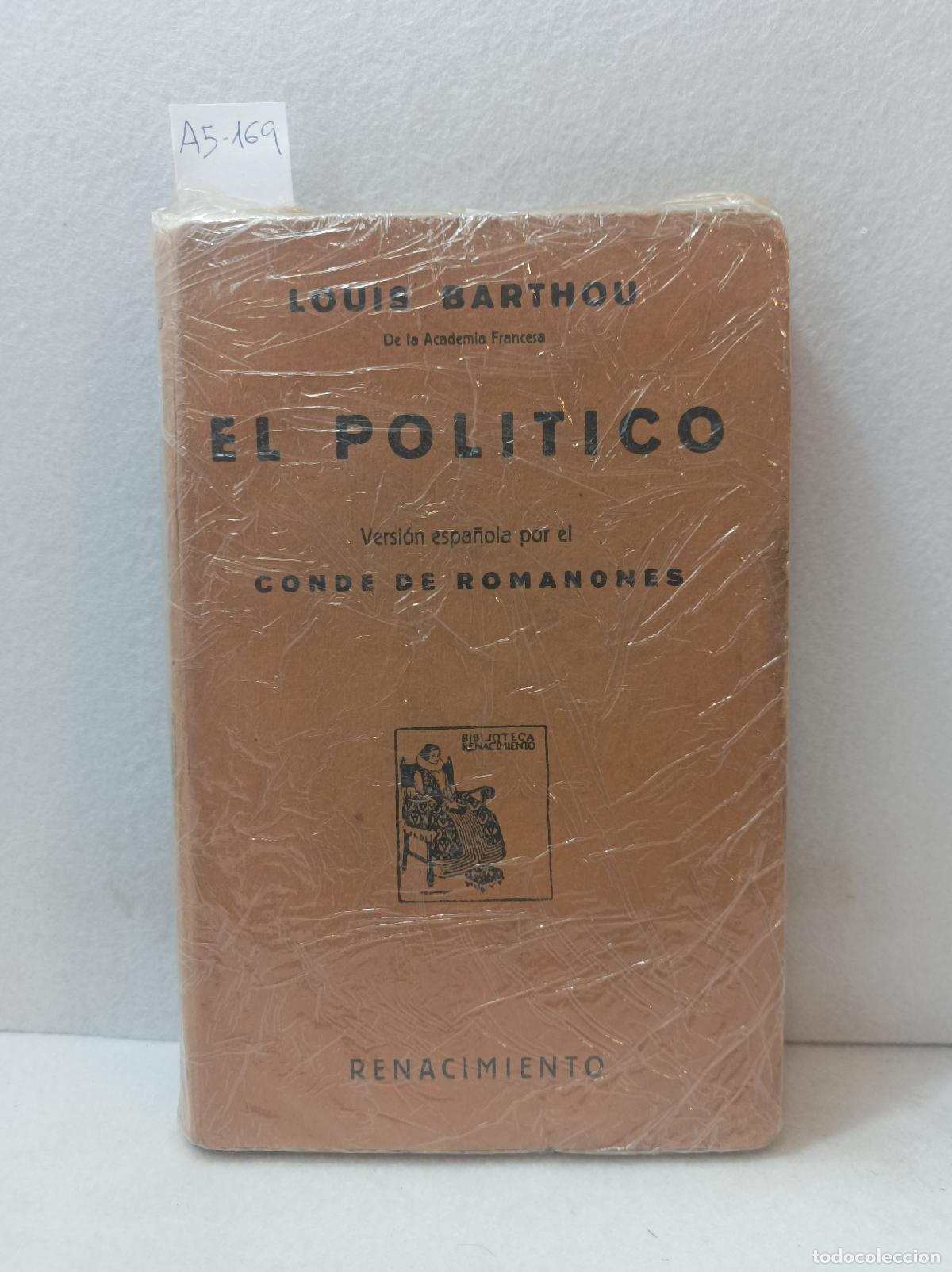 Libros: BARTHOU, Louis: - El pol&iacute;tico. - Foto 1