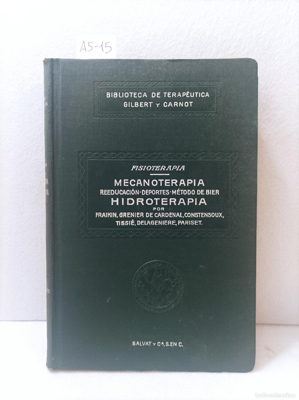 Libros: A.A. V.V.: - Mecanoterapia. Hidroterapia. - Foto 1