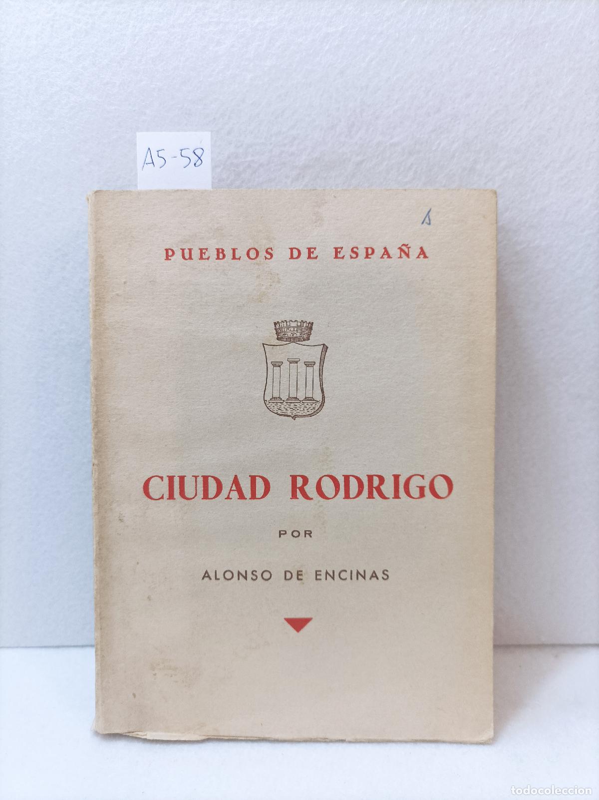 Libros: ENCINAS, Alonso de: - Ciudad Rodrigo. - Foto 1