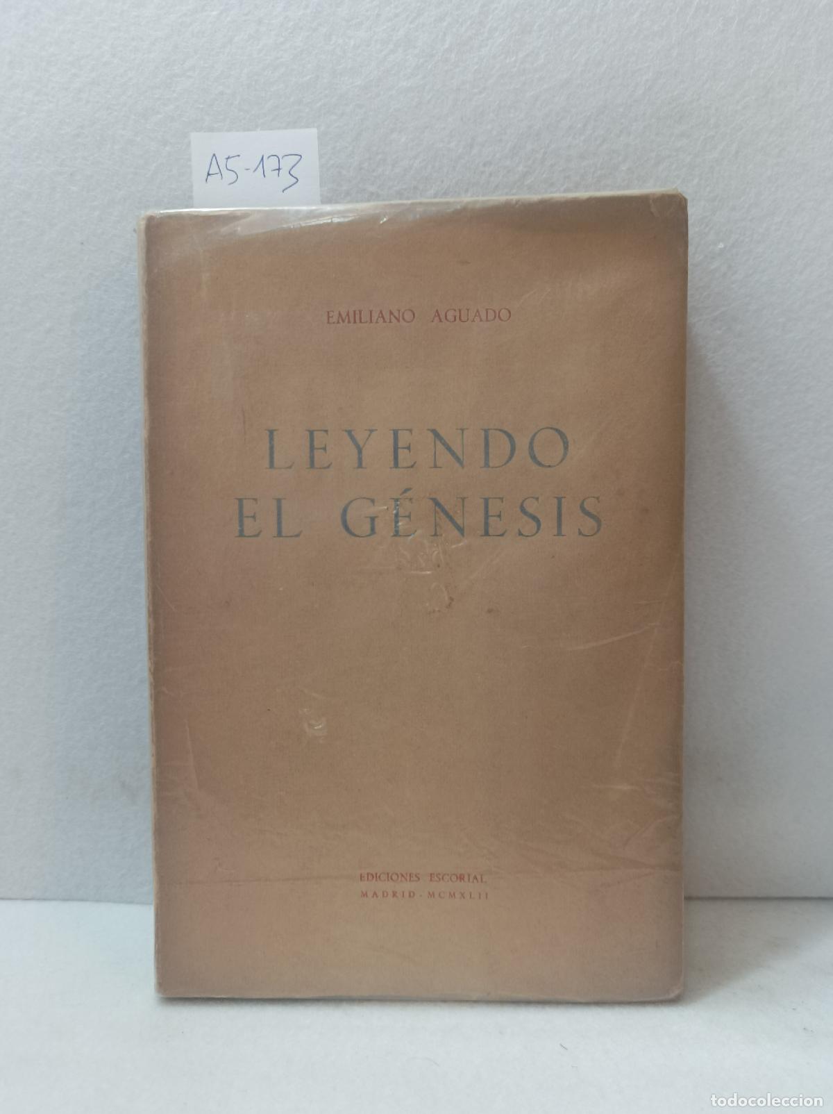Libros: AGUADO, Emiliano: - Leyendo el g&eacute;nesis. - Foto 1