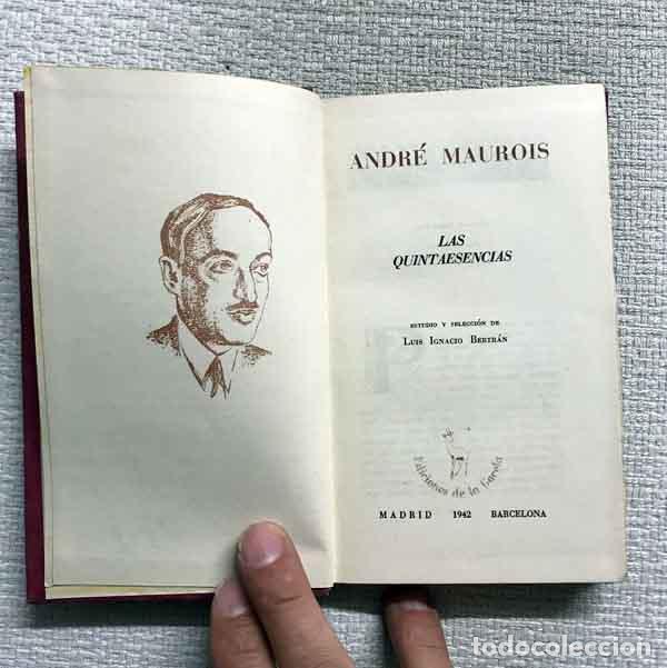 Libros: Las quintaesencias - Andr&eacute; Maurois - Foto 1