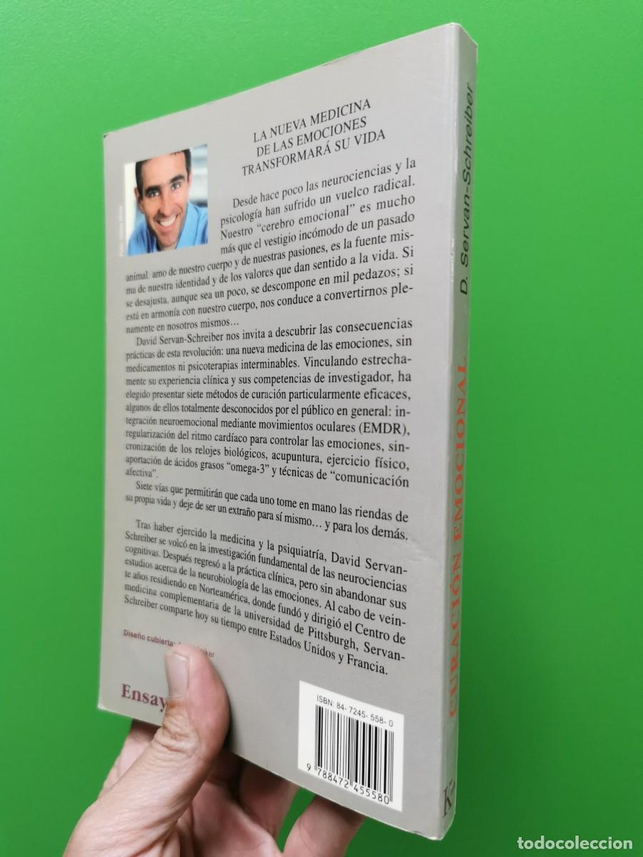 Libros: CURACI&Oacute;N EMOCIONAL. DAVID SERVAN-SCHREIBER -KAIR&Oacute;S - Foto 2