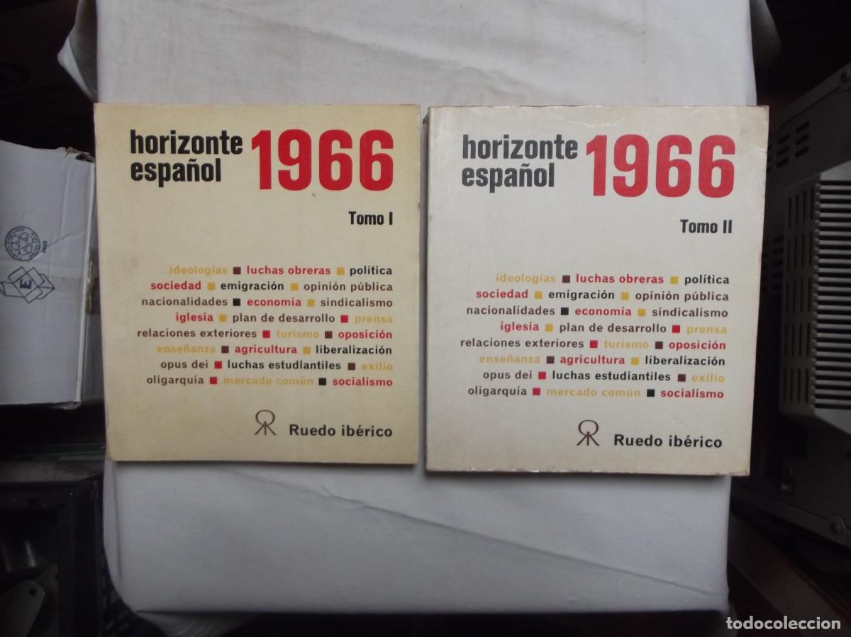 Libros: HORIZONTE ESPA&Ntilde;OL 1966 2 TOMOS CUADERNOS DE RUEDO IBERICO - Foto 1
