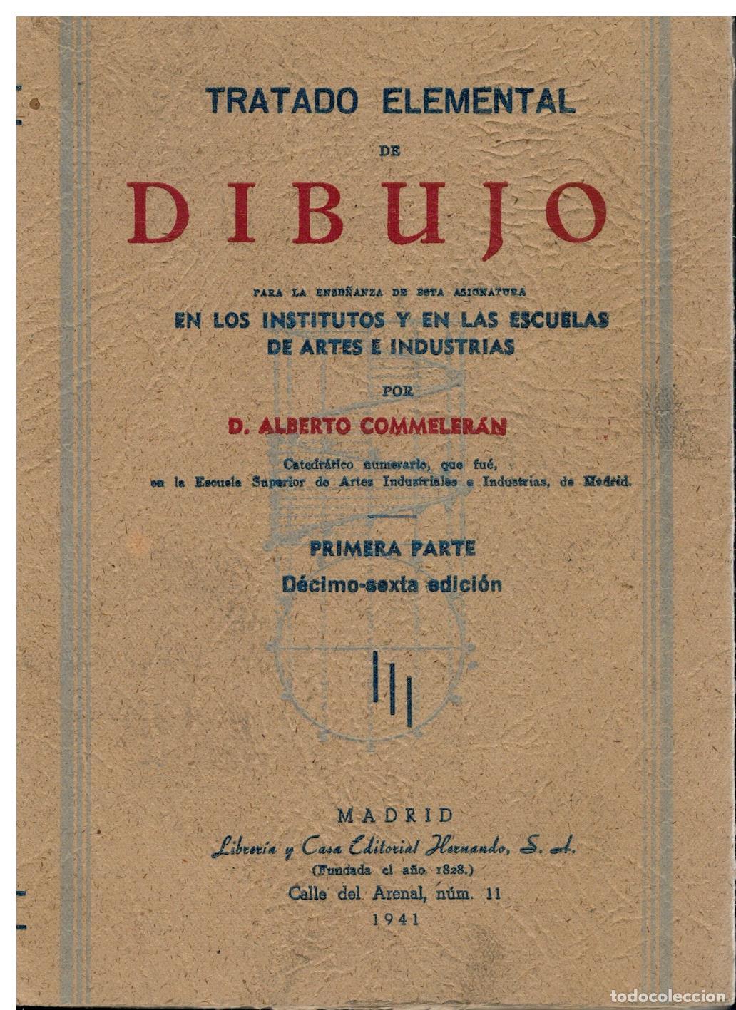 Libros: TRATADO ELEMENTAL DE DIBUJO. Primera Parte. 16&ordf; ed. - Foto 1