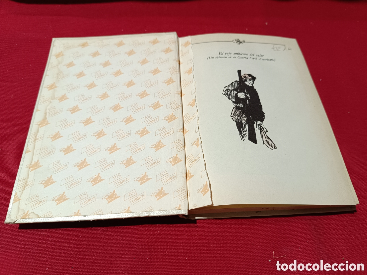 Libros: El rojo Emblema del Valor Stephen Crane TUS LIBRIS EDICIONES GENERALES ANAYA - Foto 4