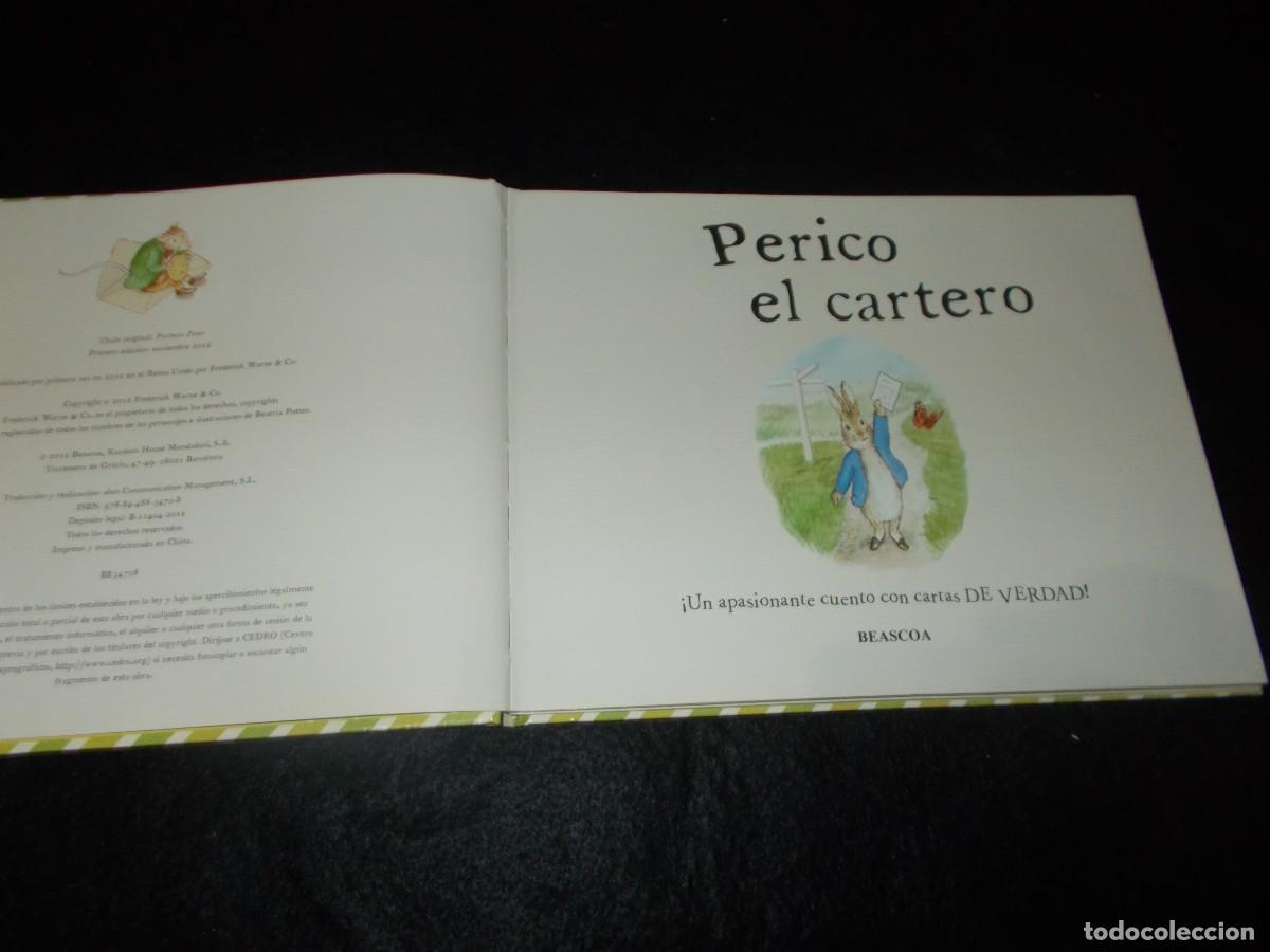 Libros: PERICO EL CARTERO, PETER RABBIT. Beatrix Potter. Cuento Perico el Conejo. Beascoa 2012. Libro - Foto 2