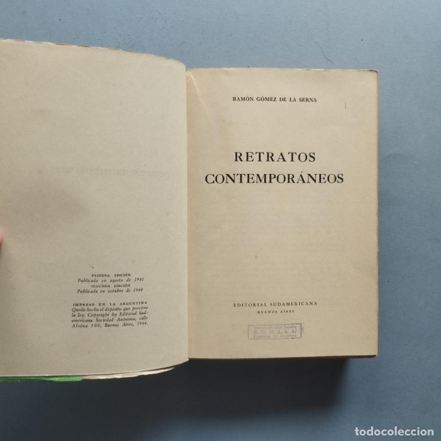 Libros: Retratos Contempor&aacute;neos. - G&oacute;mez de la Serna, Ram&oacute;n. - Foto 2