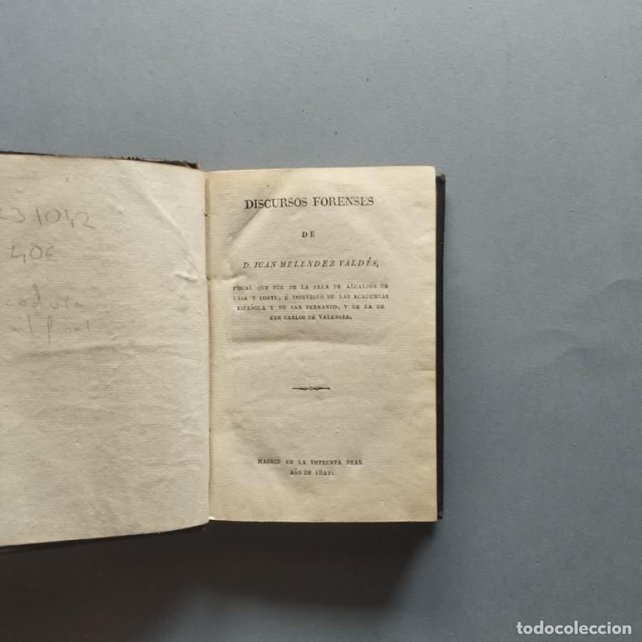 Libros: Discursos Forenses. - Melendez Vald&eacute;s, Juan - Foto 2