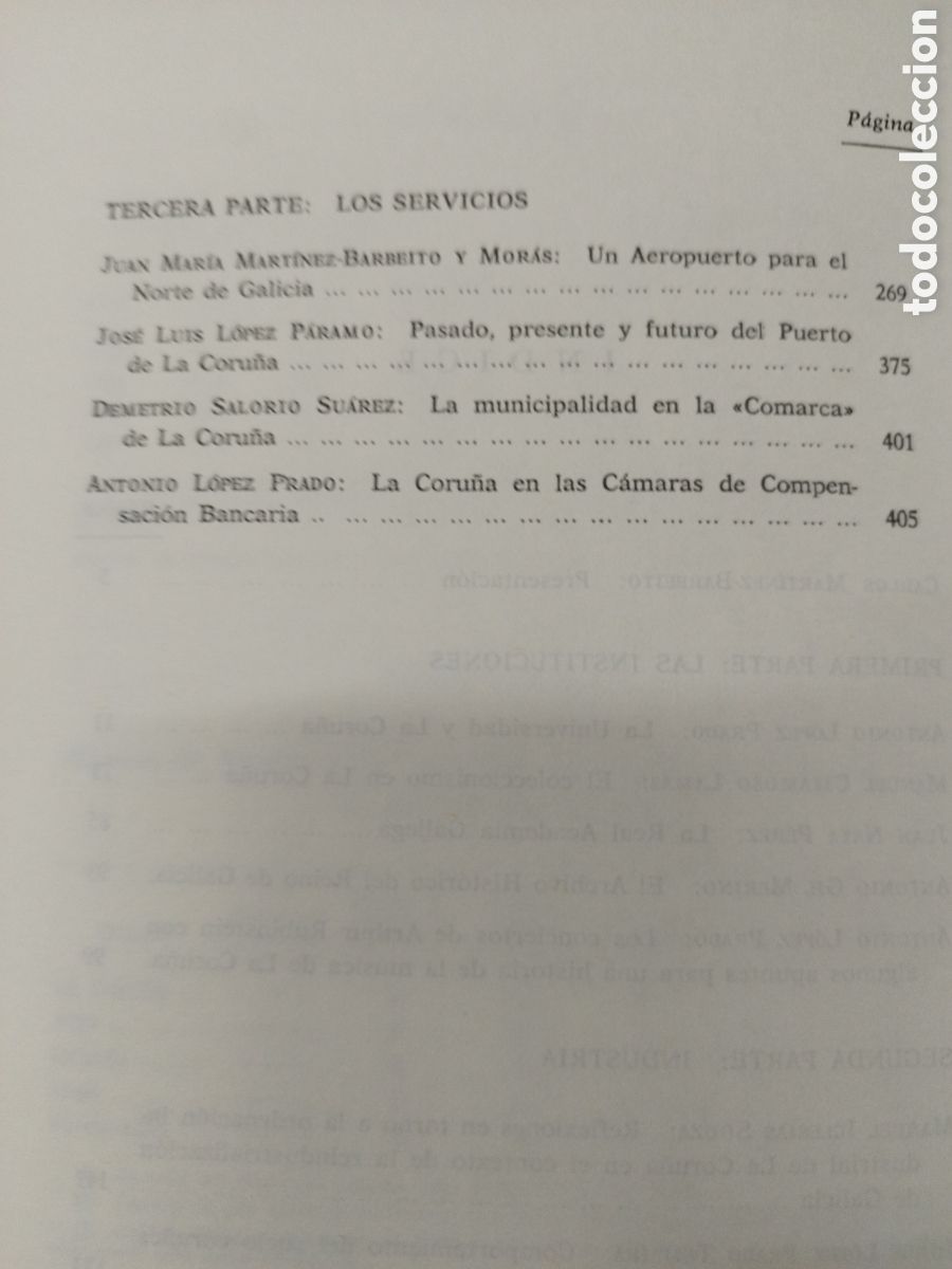 Libros: PRESENTE Y FUTURO DE LA CORU&Ntilde;A. Los 2 tomos. Galicia - Foto 6