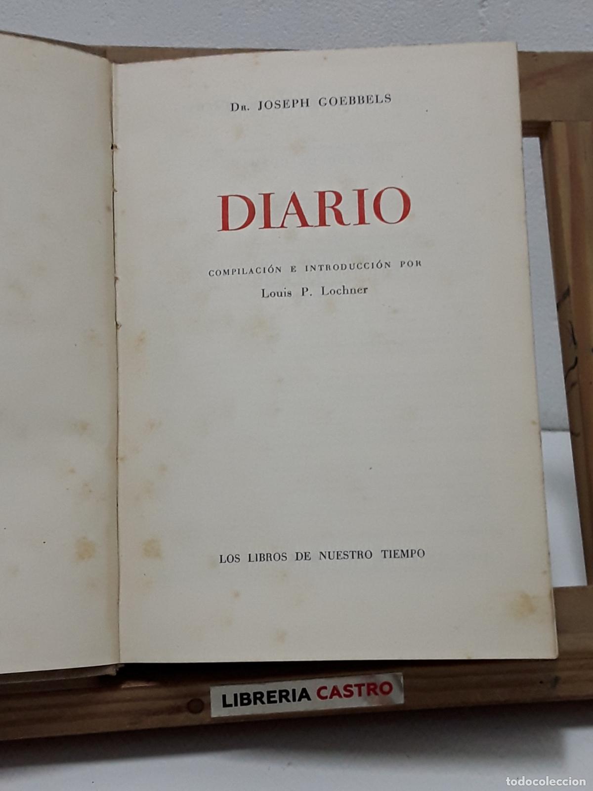Libros: Diario, Goebbels - Joseph Goebbels - Foto 1