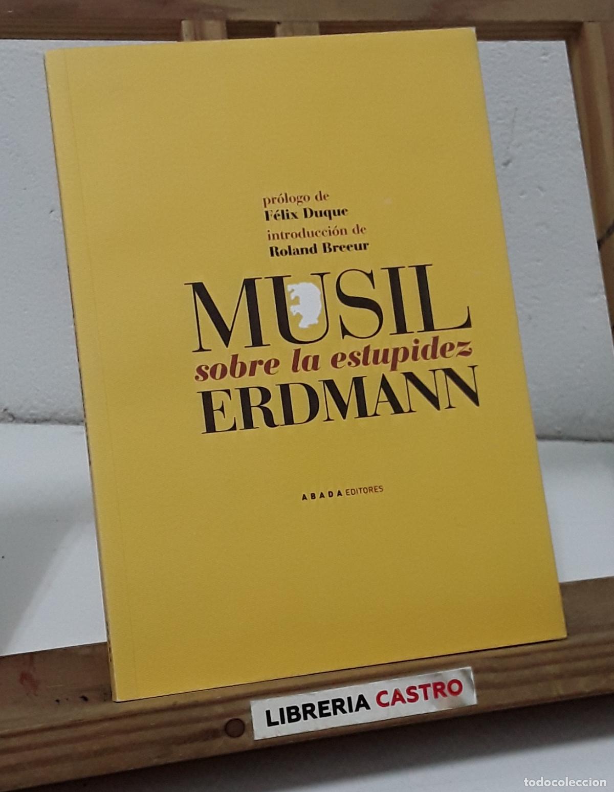 Libros: Musil / Erdmann Sobre la estupidez - Musil / Erdmann. - Foto 1