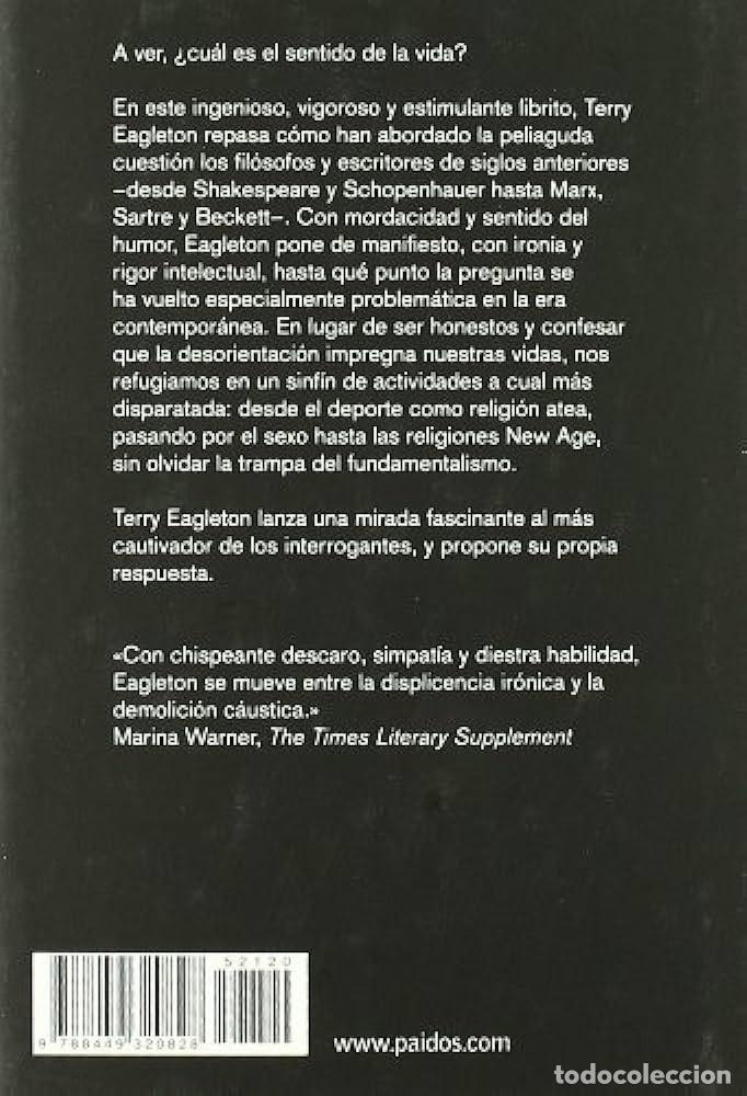Libros: EL SENTIDO DE LA VIDA - Terry Eagleton - Foto 2