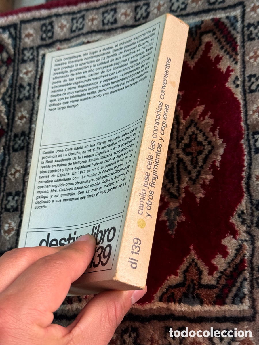 Libros: Las compa&ntilde;&iacute;as convenientes Camilo Jos&eacute; Cela - Foto 5