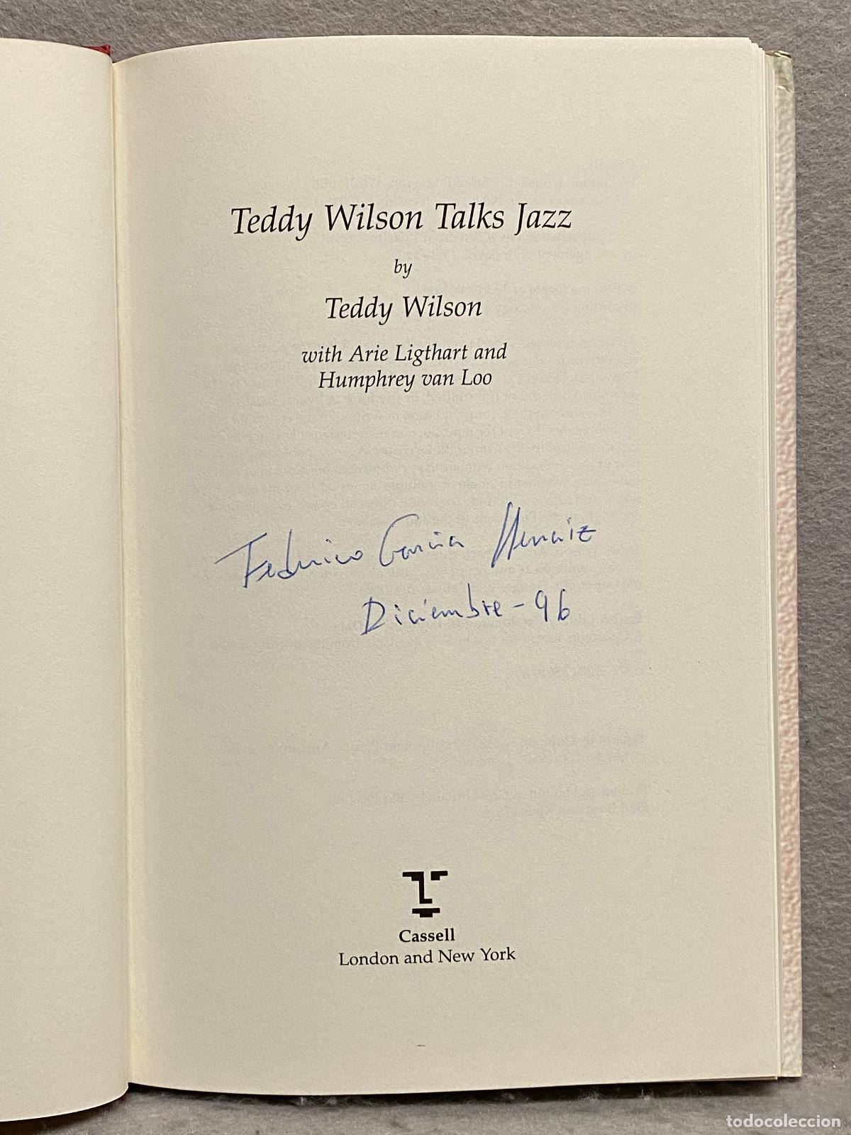 Libros: TEDDY WILSON TALKS JAZZ. - WILSON, TEDDY. - Foto 5