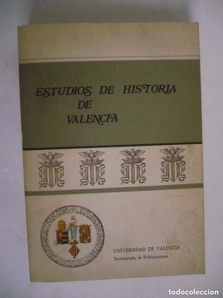 Libros: ESTUDIOS DE HISTORIA DE VALENCIA. - Foto 1