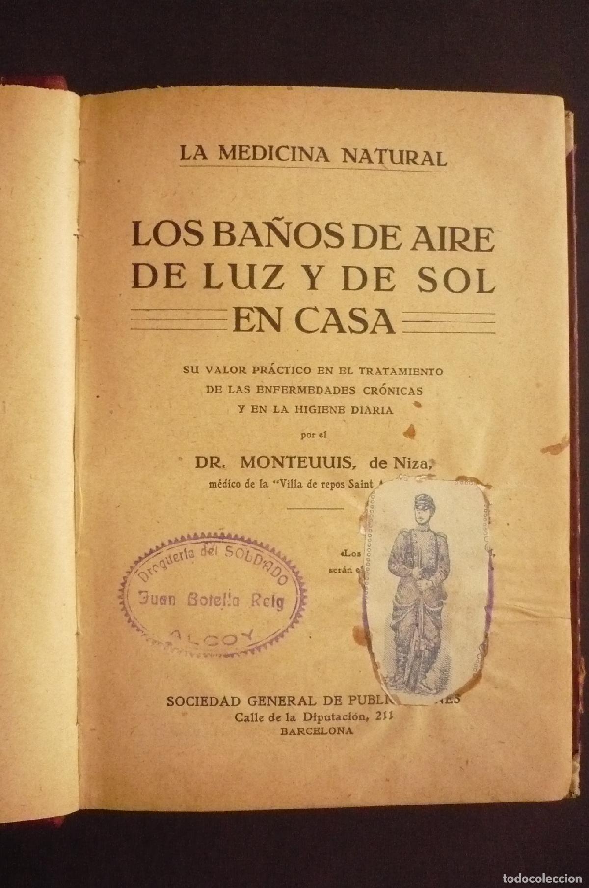 Libros: LOS BA&Ntilde;OS DE AIRE, DE LUZ Y DE SOL EN CASA. - MONTEUUIS, DR. - Foto 1