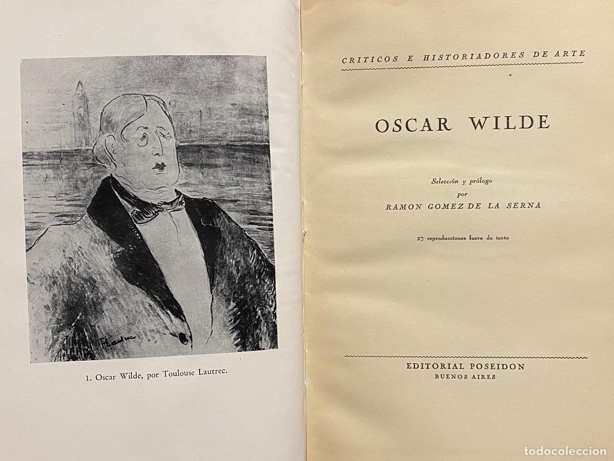 Libros: OSCAR WILDE. - G&Oacute;MEZ DE LA SERNA, RAM&Oacute;N. - Foto 2