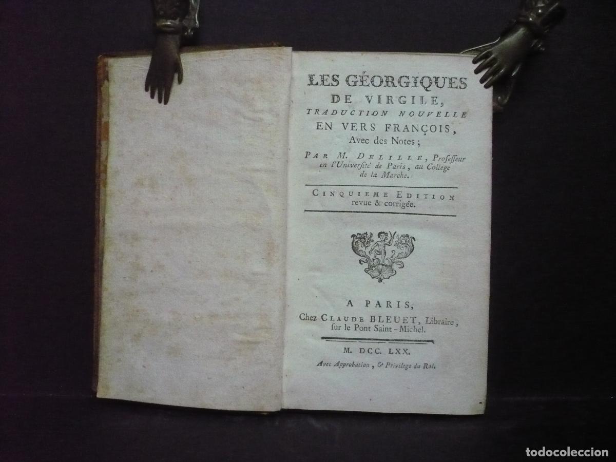 Libros: LES GEORGIQUES DE VIRGILE. - VIRGILIO. - Foto 1