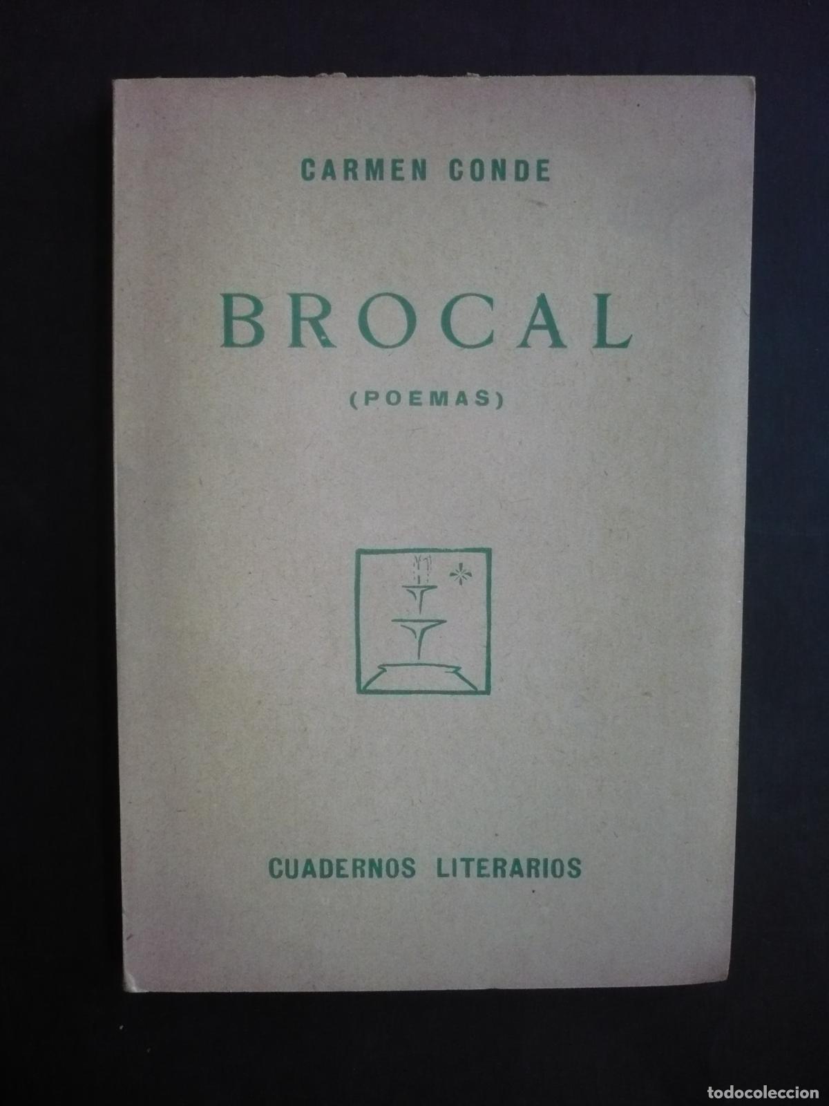 Libros: BROCAL. (Poemas). - CONDE, CARMEN. - Foto 1