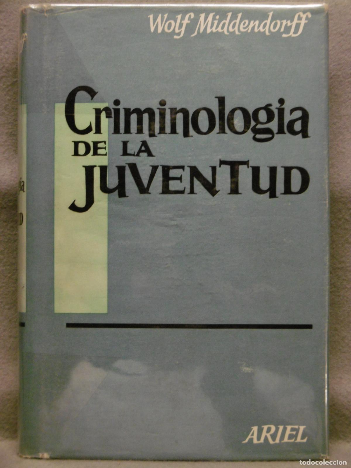 Libros: CRIMINOLOGIA DE LA JUVENTUD. - MIDDENDORFF, WOLF. - Foto 1