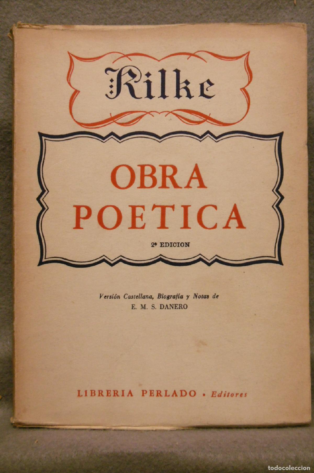 Libros: OBRA POETICA. - RILKE. - Foto 1