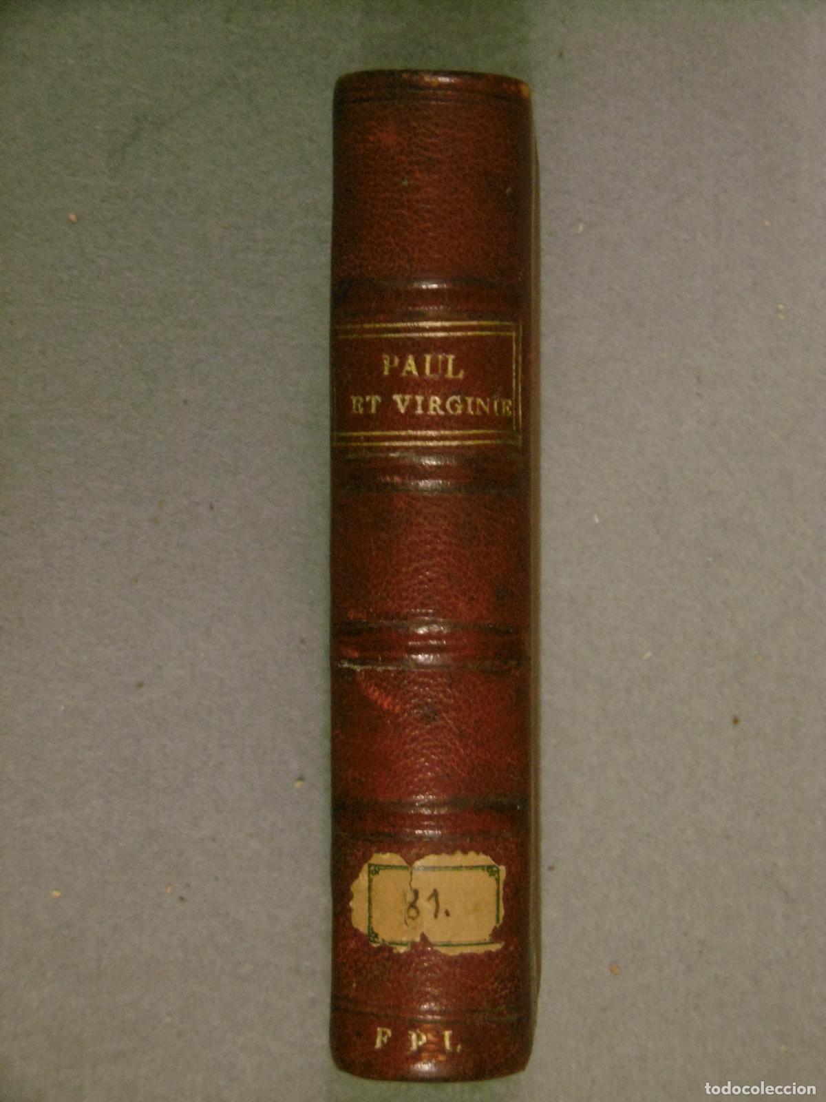 Libros: PAUL ET VIRGINIE. - SAINT-PIERRE, B. DE. - Foto 1