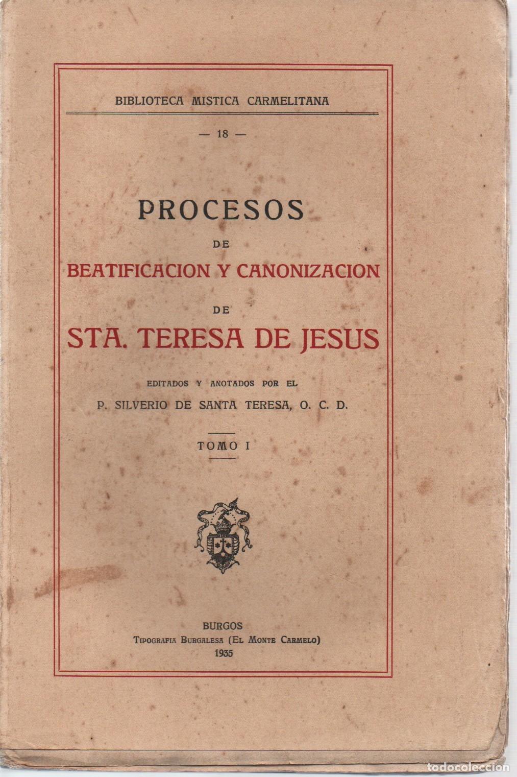 Libros: OBRAS. - SANTA TERESA DE JES&Uacute;S. - Foto 1