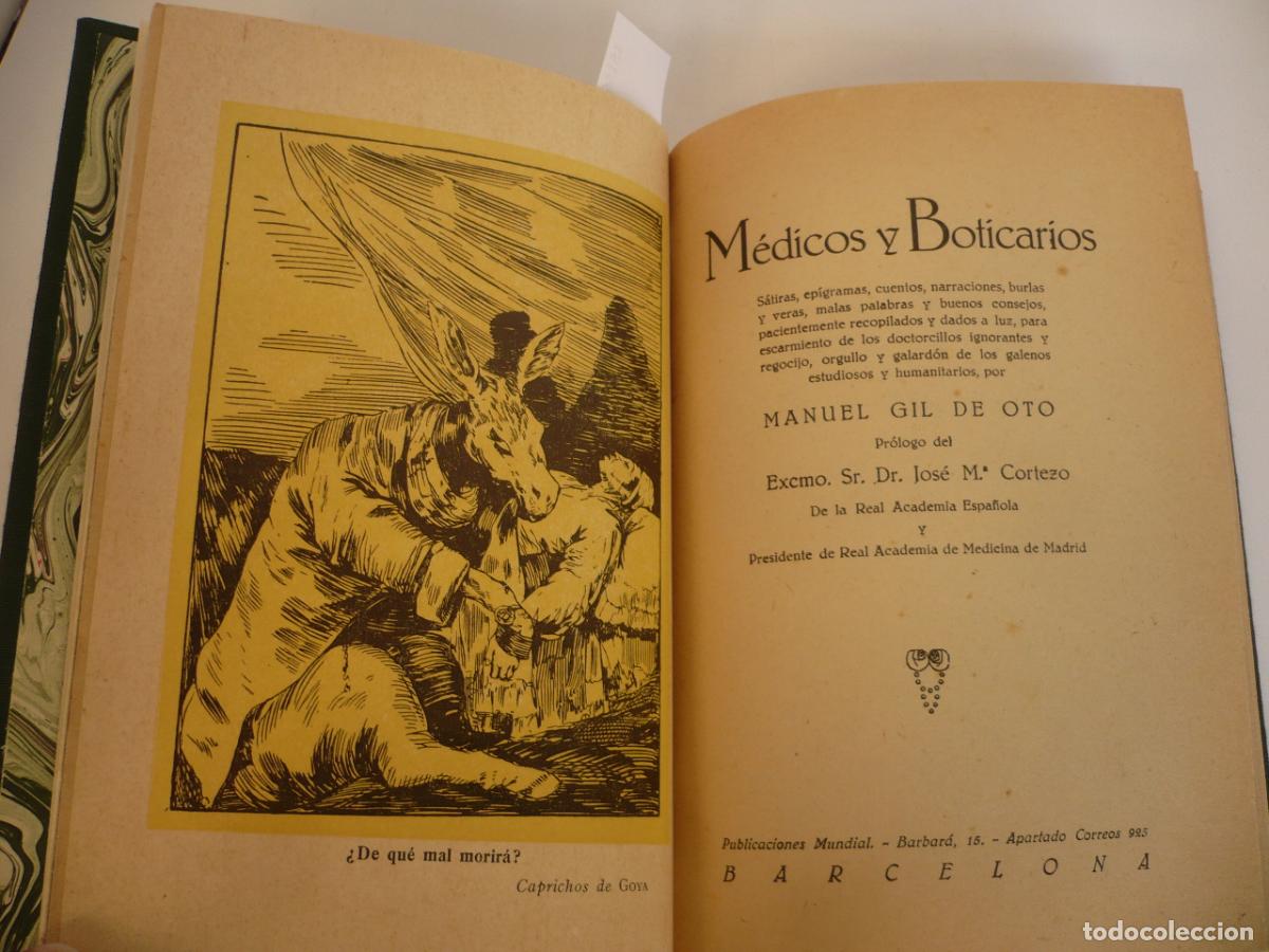 Libros: M&Eacute;DICOS Y BOTICARIOS. - GIL DE OTO, MANUEL. - Foto 1